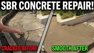 How to Repair Damaged Concrete Steps & Paths | Reinforced SBR Screed Method