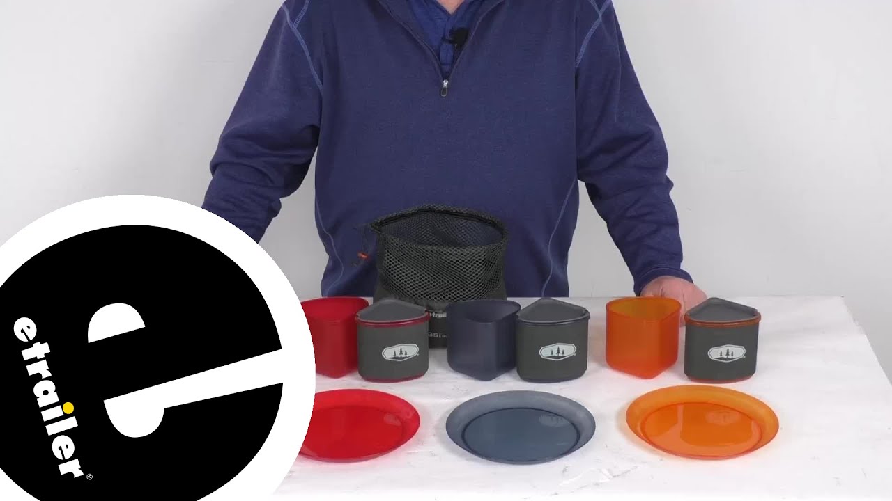 etrailer | Complete Breakdown of the GSI Outdoors Compact Camping Dinnerware Set