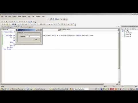 Visual Basic 08/10 Beginners Video 2/3