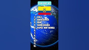 Can you guess these flags in under 3 seconds? #quiz #trivia #challenge