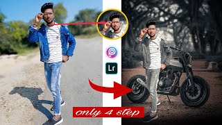 Bike Background Change Photo Editing Vedio || Bike Photo Editing Vedio In PicsArt #sakyaphotography screenshot 1