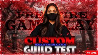 FREE FIRE GIRL LIVE GUILD TEST | 1 VS 2 GUILD TEST |UID CHECK#freefiregirllive #giveaway screenshot 4