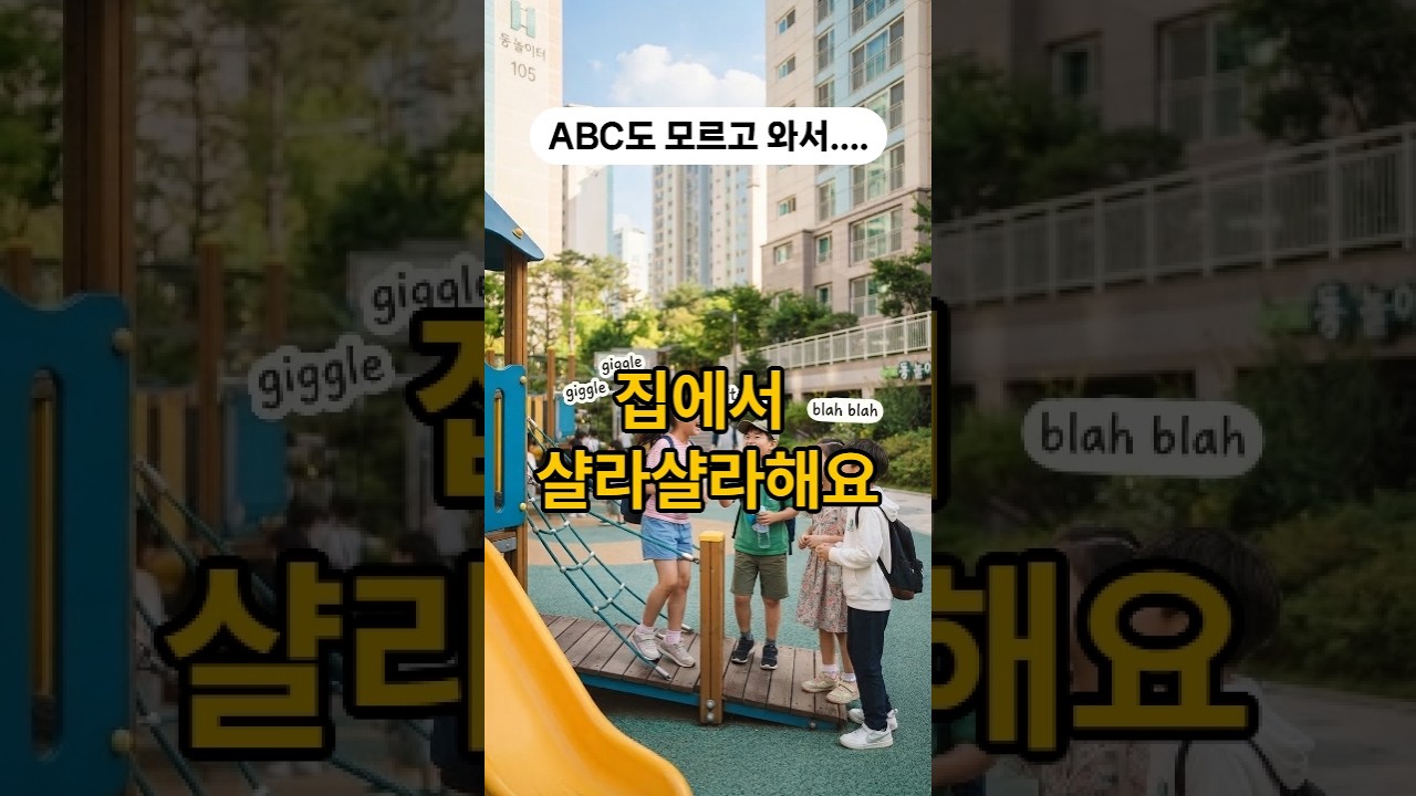[스피킹터치] "애가 집에서 혼자 중얼거려요" (명지오션 터치잉글리시)