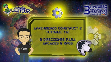 8 Direcciones para Arcades y RPGs - Aprendiendo Construct 2 T-12