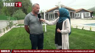 Üçyol Peysaj Fi̇rma Sahi̇bi̇ Hüseyi̇n Uyar Tokat Tv Ye Fi̇rma Hakkinda Bi̇lgi̇ Verdi̇