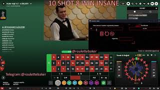 10 SHOT 8 WIN | INSANE ROULETTE SOFTWARE 2024 | %80 WIN RATE screenshot 1