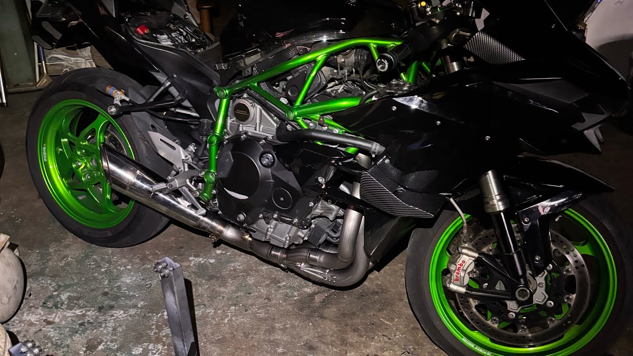 Ninja ZX-6R】「中間ﾊﾟｲﾌﾟ・ﾘﾝｸﾊﾟｲﾌﾟ・弁当箱・太鼓、人によって言い方