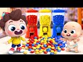 Johny Johny Yes Papa - Learn Colors with Colorful Candy | Nursery Rhymes &amp; Kids Songs | BabyBus