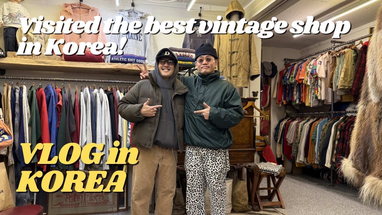 KOREA VLOG | Visited the best vintage shop in Korea! [Ratta Montta]