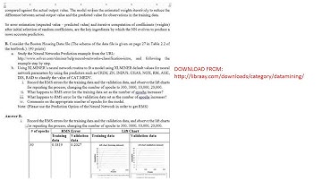 MMIS 643 Data Mining Assignment 3 Solutions
