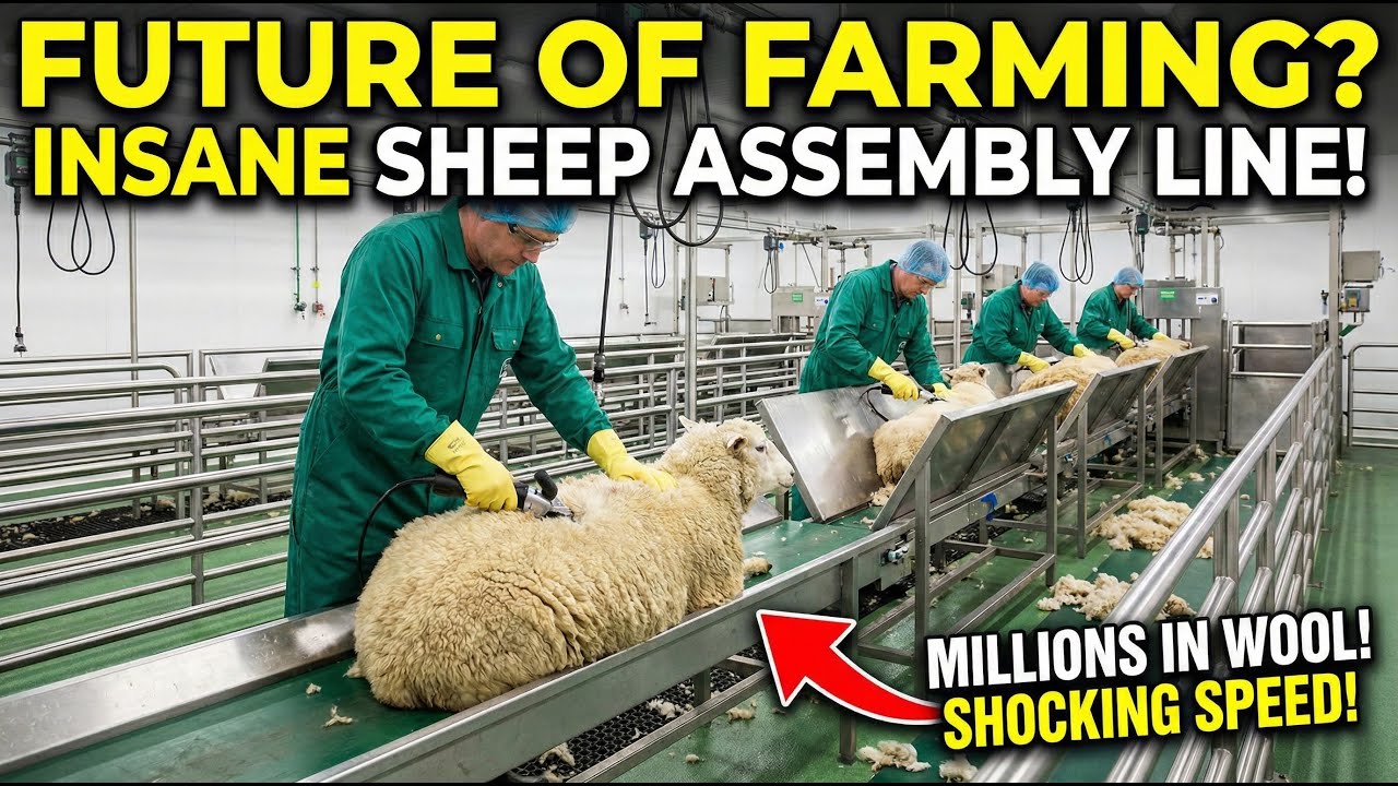 Wool Production Process | Inside a Modern Wool Factory | Wool Making Process | From Sheep to Fabric