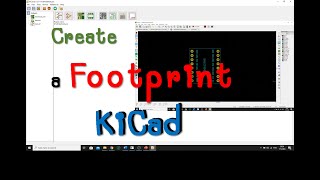 สร้าง Schematic footprint KiCad