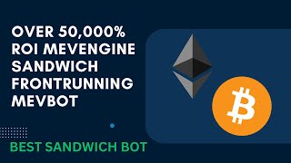 Make $1K / Day | $1000 Daily profits with Mevengine Sandwich Frontrunning bot | Arbitrum | ETH | BSC