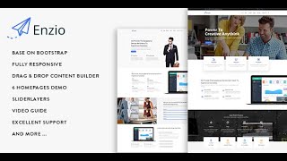 Existing Installation - Enzio - Responsive Business Drupal 9 Theme