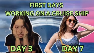 My First Full Week Working on a CRUISE SHIP!