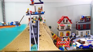 Dam breach and underground mine flooding - LEGO DAM BREACH EXPERIMENT