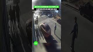 Buscan al responsable de atropellar a motociclista en Cabo San Lucas