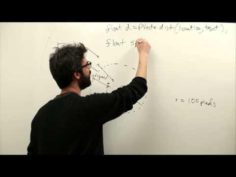 6.3: Steering Behaviors: Arrive - The Nature of Code