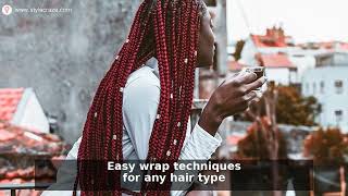 Hair Wrap Tutorial 3 Easy Diy Styles For Colorful Hair
