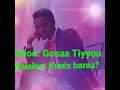 Gosaa Tiyyoo Walaloo Haaraa Kunis Baraa Bara 2021 