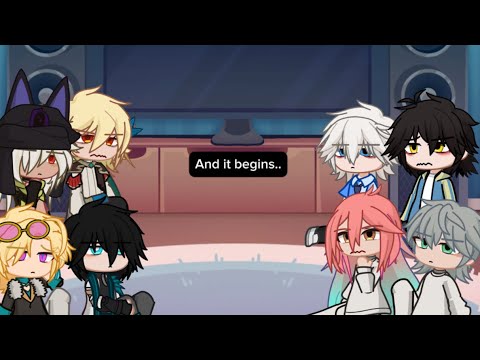 Random fandoms react to eachother //GI, HSR, Link Click, Alien stage//