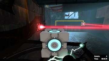 Laser Over Goo - 2 Portals