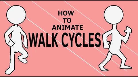 How  to Animate  A Walk Cycle||Simple Animation||Flipaclip