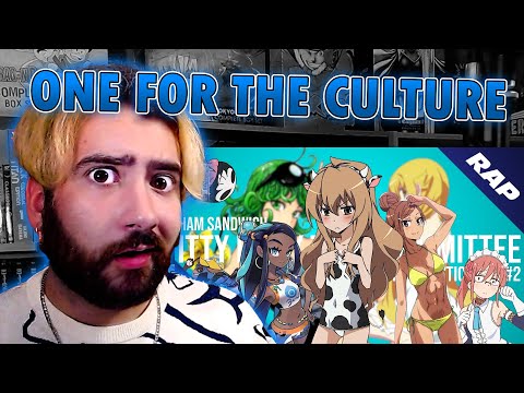 REACTION - FLAT JUSTICE RAP | "I.B.T.C." | Ham Sandwich (Flat Chested Anime Girls AMV)