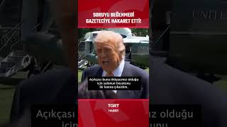 Soruyu Beğenmedi Gazeteciye Hakaret Etti