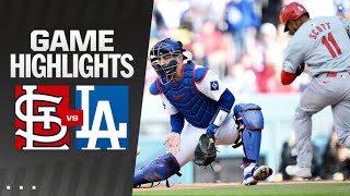 Cardinals vs. Dodgers Game Highlights (3\/31\/24) | MLB Highlights