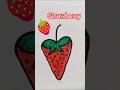 how to draw strawberry stepbystep/strawberry Ka Chitra Kaise banta hai #AmrendraClasses #strawberry
