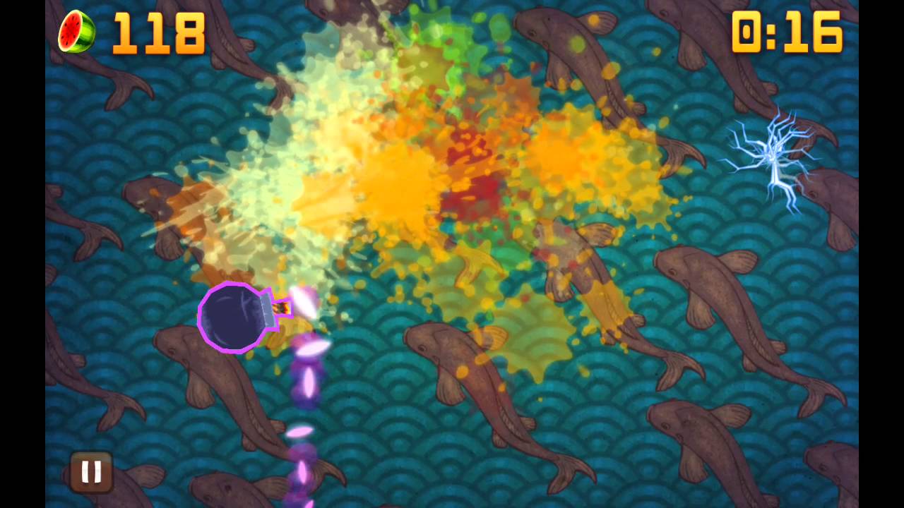 Игра кунфу резать фрукты - YouTube