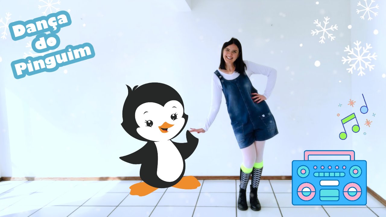 Coreografia Dança do Pinguim - Aline Barros I Dance com a Tia Rosyê