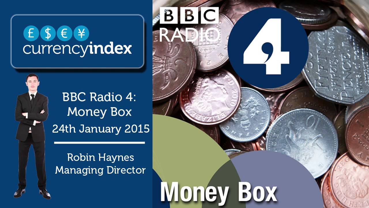 Currency volatility discussed on Radio 4's Money Box Programme