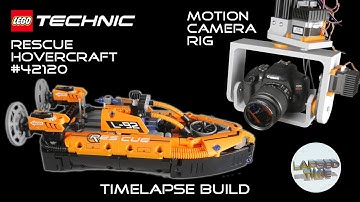 Lego timelapse build using my stop motion animation rig. Lego technic rescue hovercraft #42120.