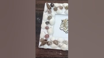 Amazing sea shells photo frame #viral #diy #photoframe