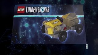 Out of Box Lego Dimensions Bart Simpson Minifig Car New Gravity Sprinter 