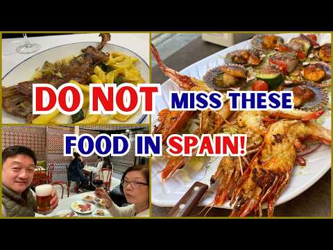 Ultimate Malaga Food Tour: Churros, Tapas, Squid Ink Paella and LOTS of seafood in Spain!