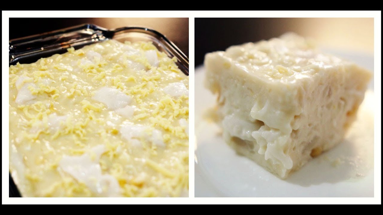 How To Make Maja Blanca-Coconut Corn Pudding Dessert- Honest Family Taste Test