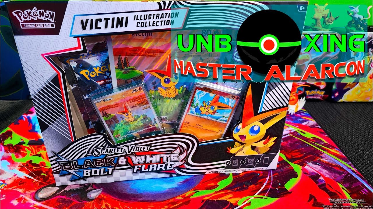 UNBOXING una caja de "Victini Illustration Collection"