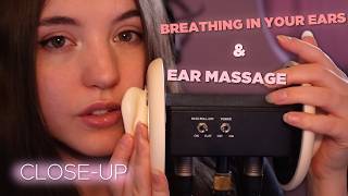 1 HOUR ASMR Close Up Ear Massage and Breathing NO ADS