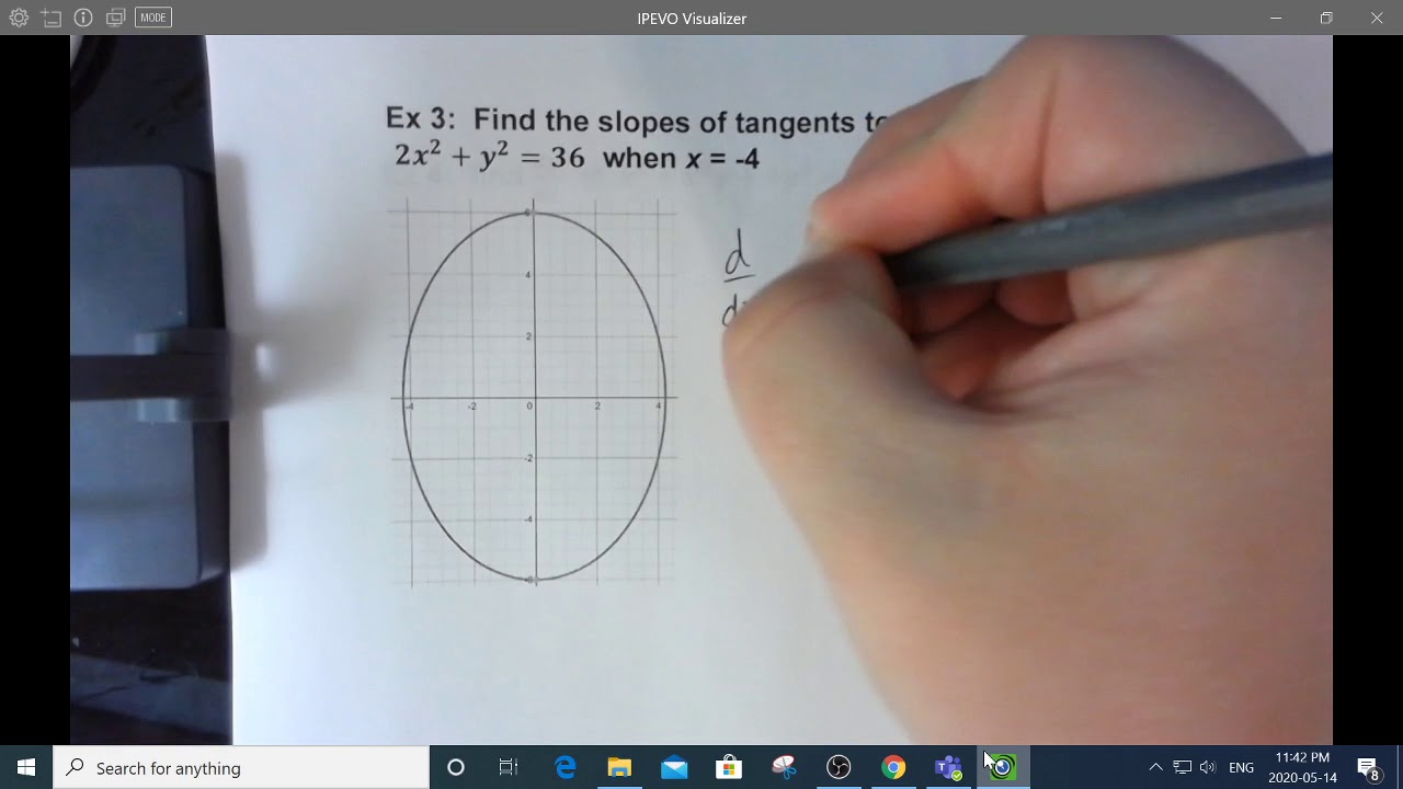 MCI45SH Implicit Differentiation Lesson (part 2) - YouTube