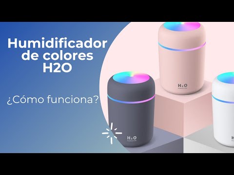 Humidificador H2O de colores 300 ml | Unboxing