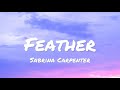 Sabrina carpenter  feather lyrics