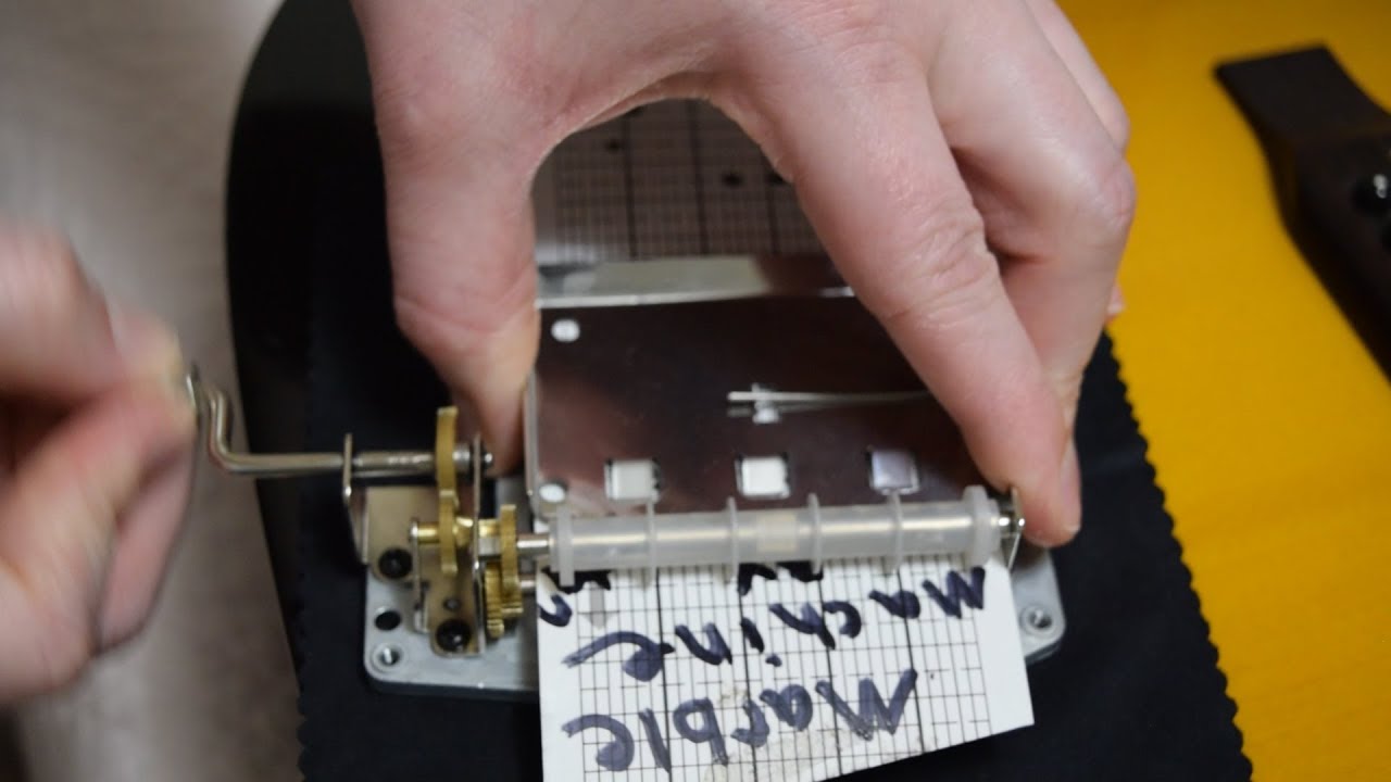 Marble Machine on 30 note music box YouTube