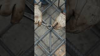 Insane Speed! Skilled Worker Tying Rebar 🏗️ #construction #ASMR #siteengineer #civilengineer