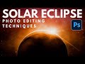 Editing a solar eclipse composite in photoshop