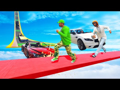 DODGE THE TOP SPEED CARS CHALLENGE! (GTA 5 Funny Moments)