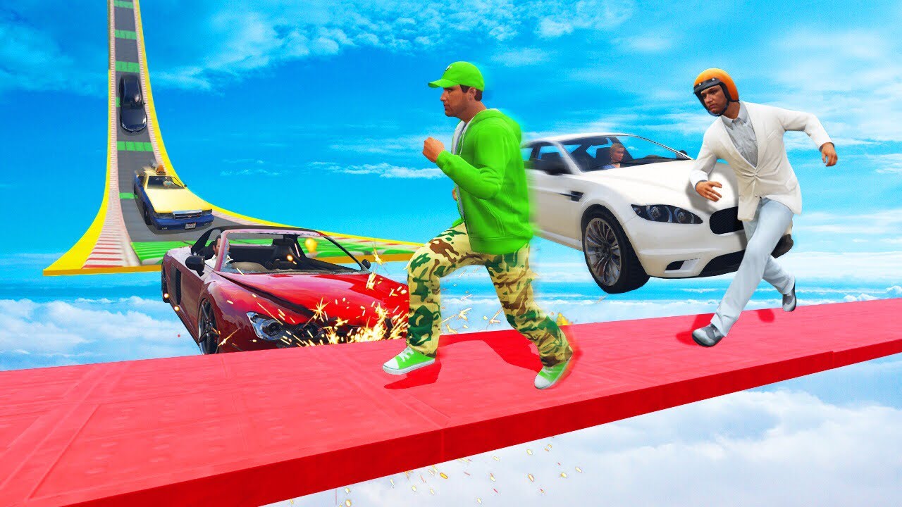 DODGE THE TOP SPEED CARS CHALLENGE! (GTA 5 Funny Moments)