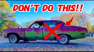 Is it Worth it? Converting Your Four Door Chevy Nova to a Two Door